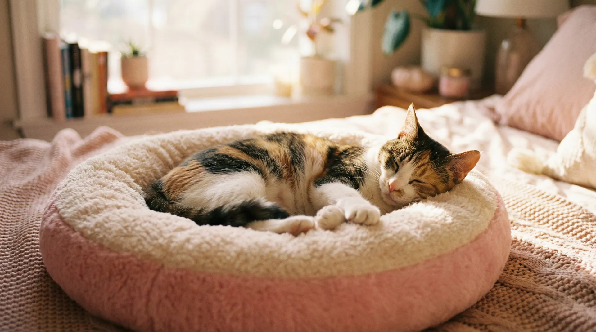 三花猫安静入睡 - 这里只有精品